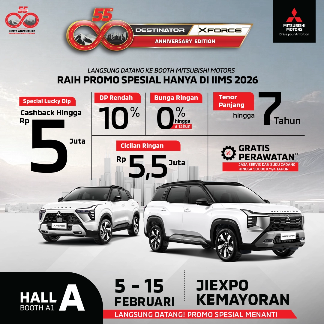 PROGRAM PENJUALAN MITSUBISHI MOTORS FEBRUARI 2026 & IIMS 2026